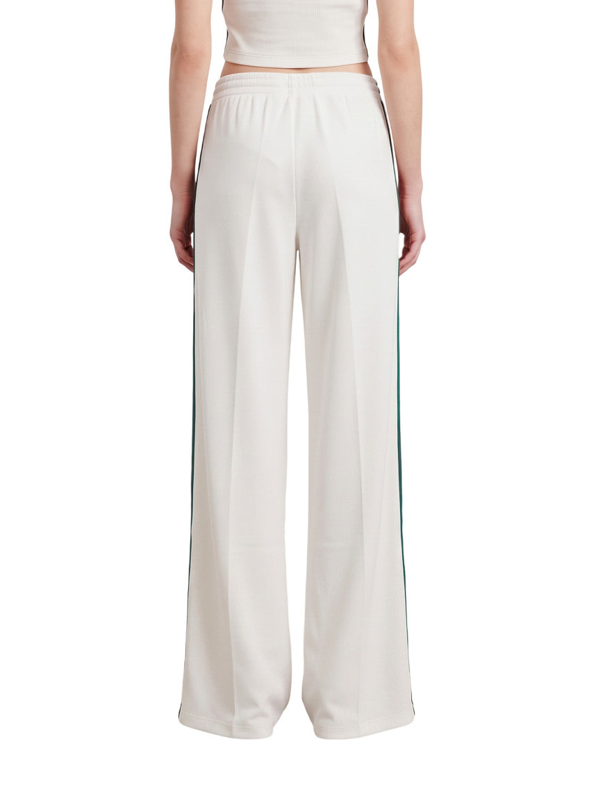 White Relaxed Elasticated Pants 3