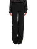 Black Regular Flat Front Pant 1
