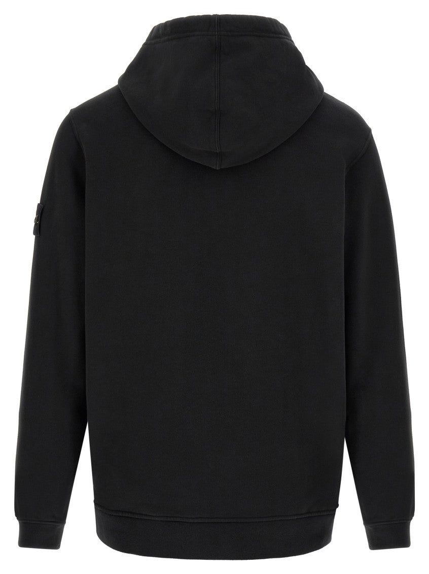 Black Regular Solid Hoodie 2