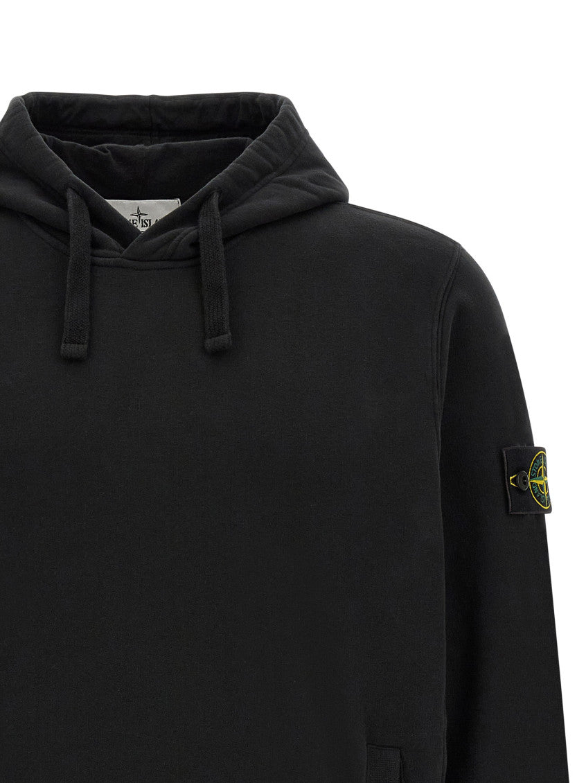 Black Regular Solid Hoodie 3