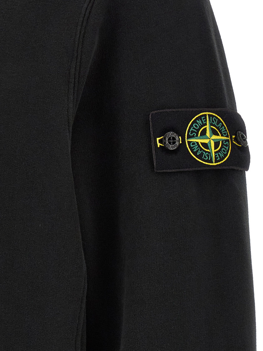 Black Regular Solid Hoodie 4