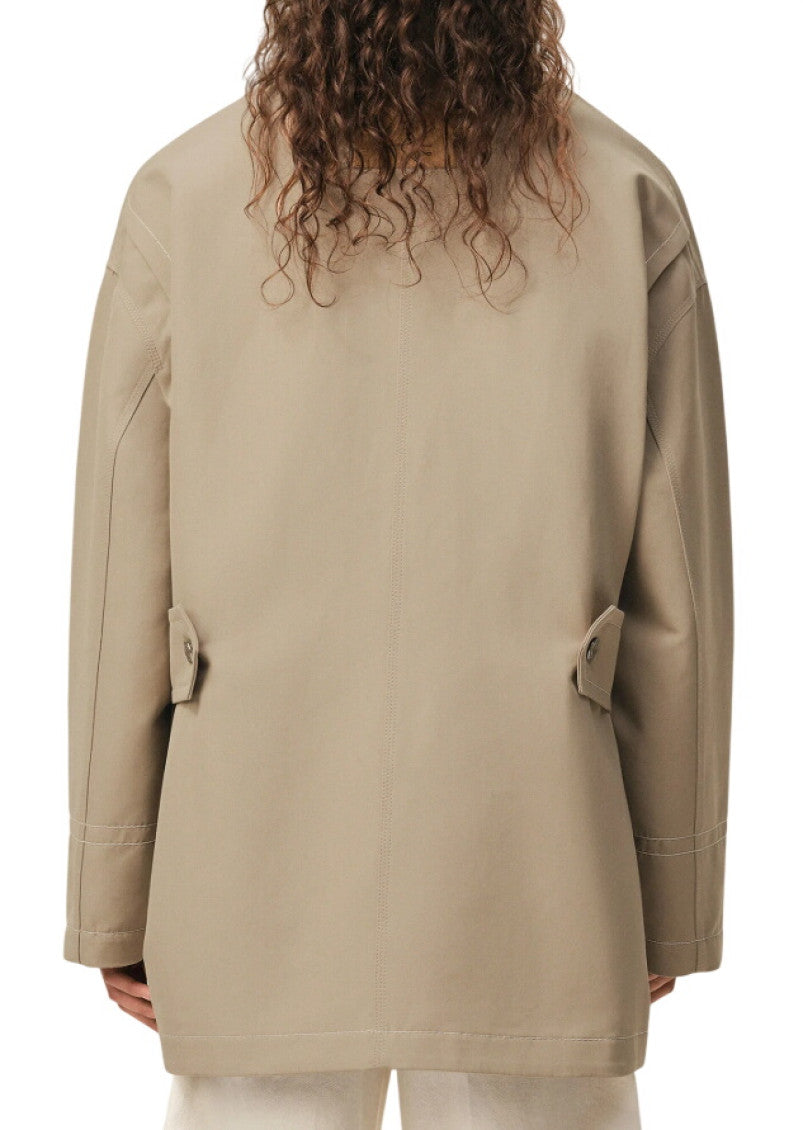 Taupe Beige Oversized Jacket 2