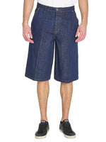 Blue Loose Denim Shorts 1