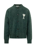 Green Mock Collar Cardigan 1