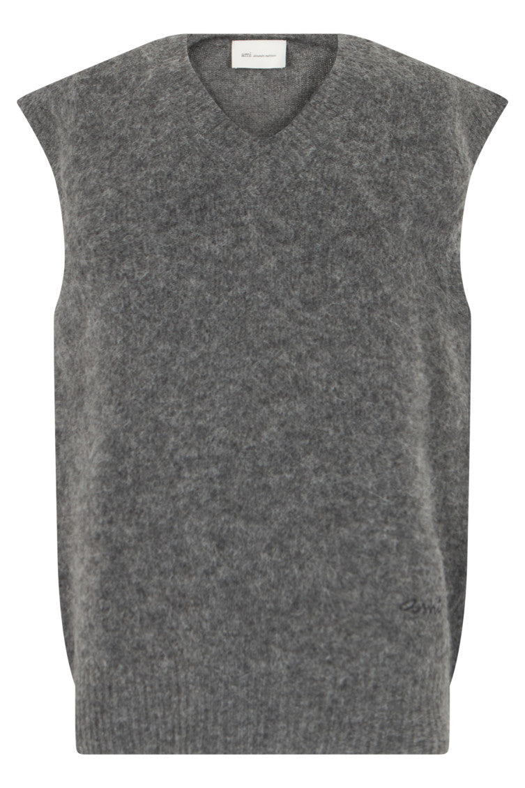 Grey Crew Neck Sweater 1