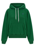 Green Logo Hood Sweatshirt 1