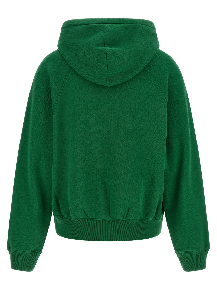 Green Logo Hood Sweatshirt 2