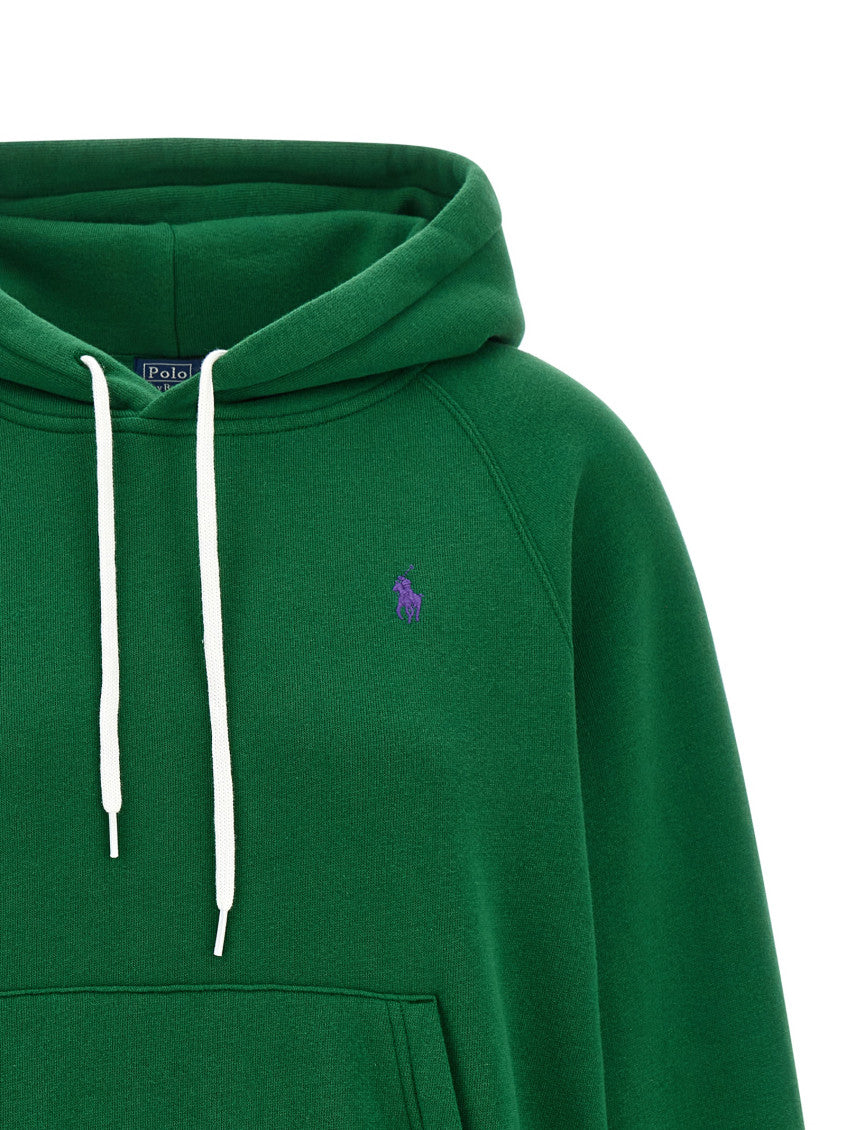 Green Logo Hood Sweatshirt 3