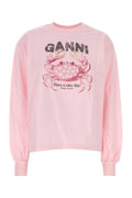 Pink Graphic Round Neck Sweatshirt 1