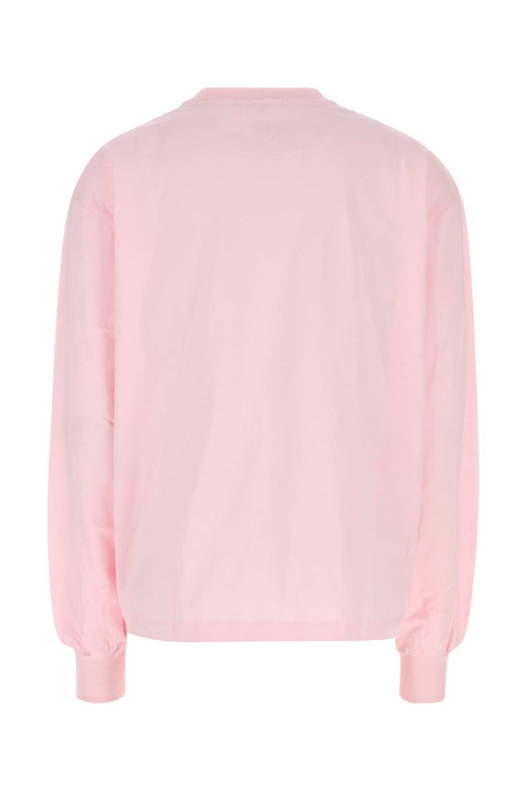 Pink Graphic Round Neck Sweatshirt 2