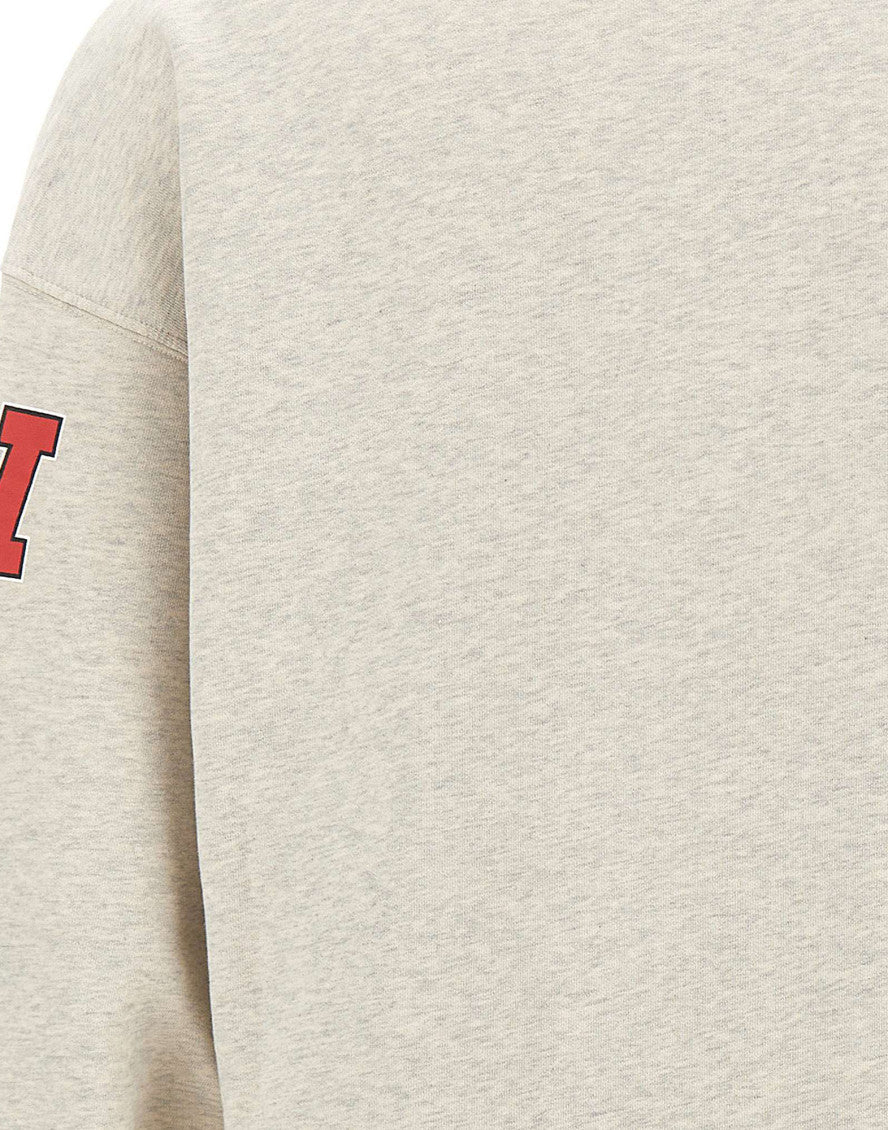 Grey Graphic Crew Neck Sweatshirt 5