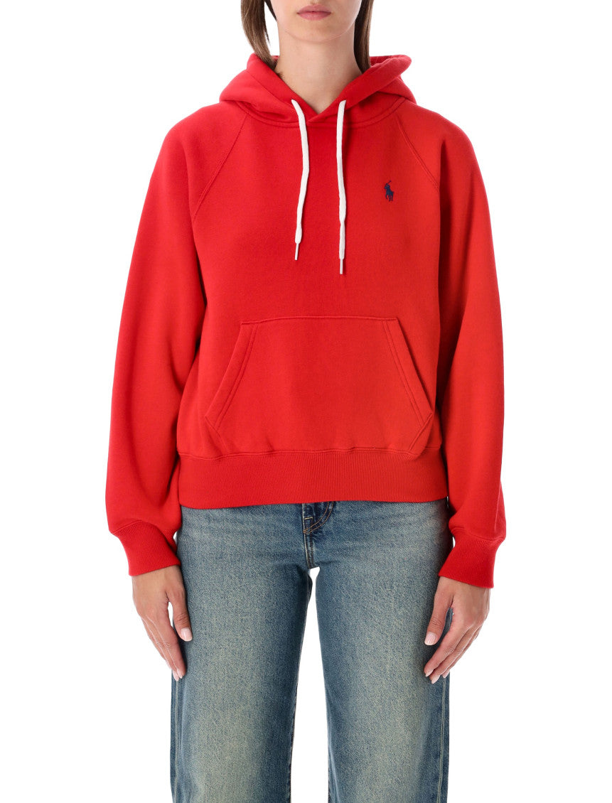 Red Logo Hood Sweatshirt 1