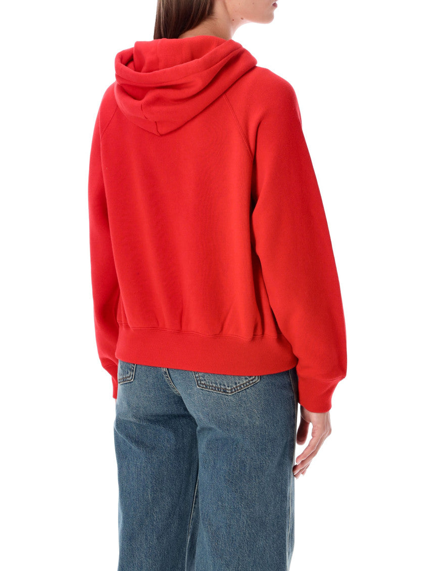 Red Logo Hood Sweatshirt 2
