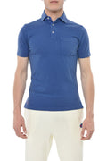 Blue Shirt Collar Polo 1