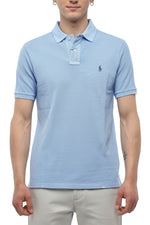 Light Blue Shirt Collar Polo 1
