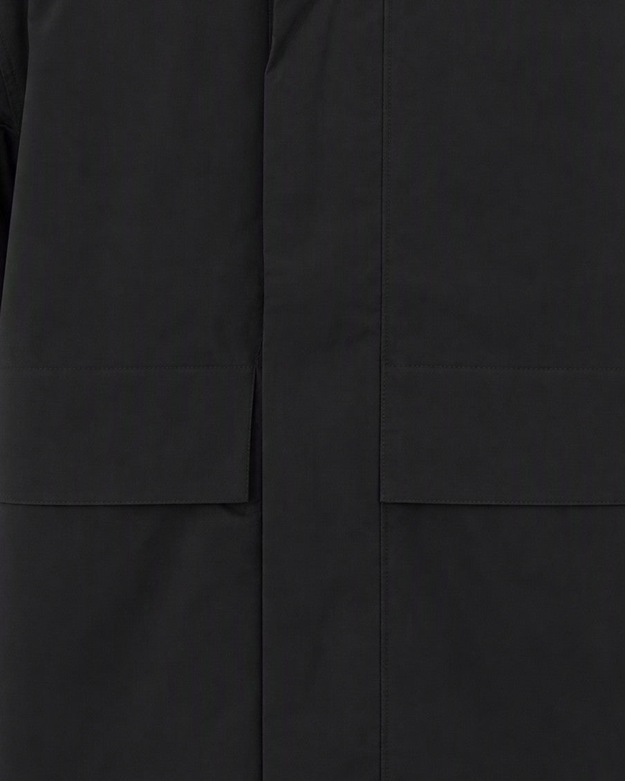 Black Regular Hood Jacket 3