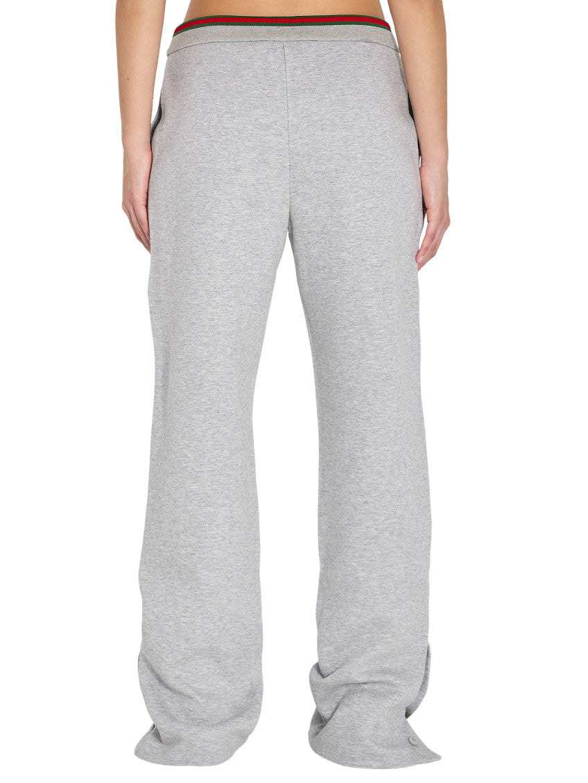 Grey Cotton Solid Activewear 2
