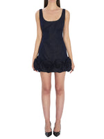Blue Scoop Neck Mini Dress 1