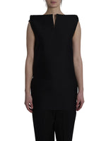 Black V Neck Mini Dress 1