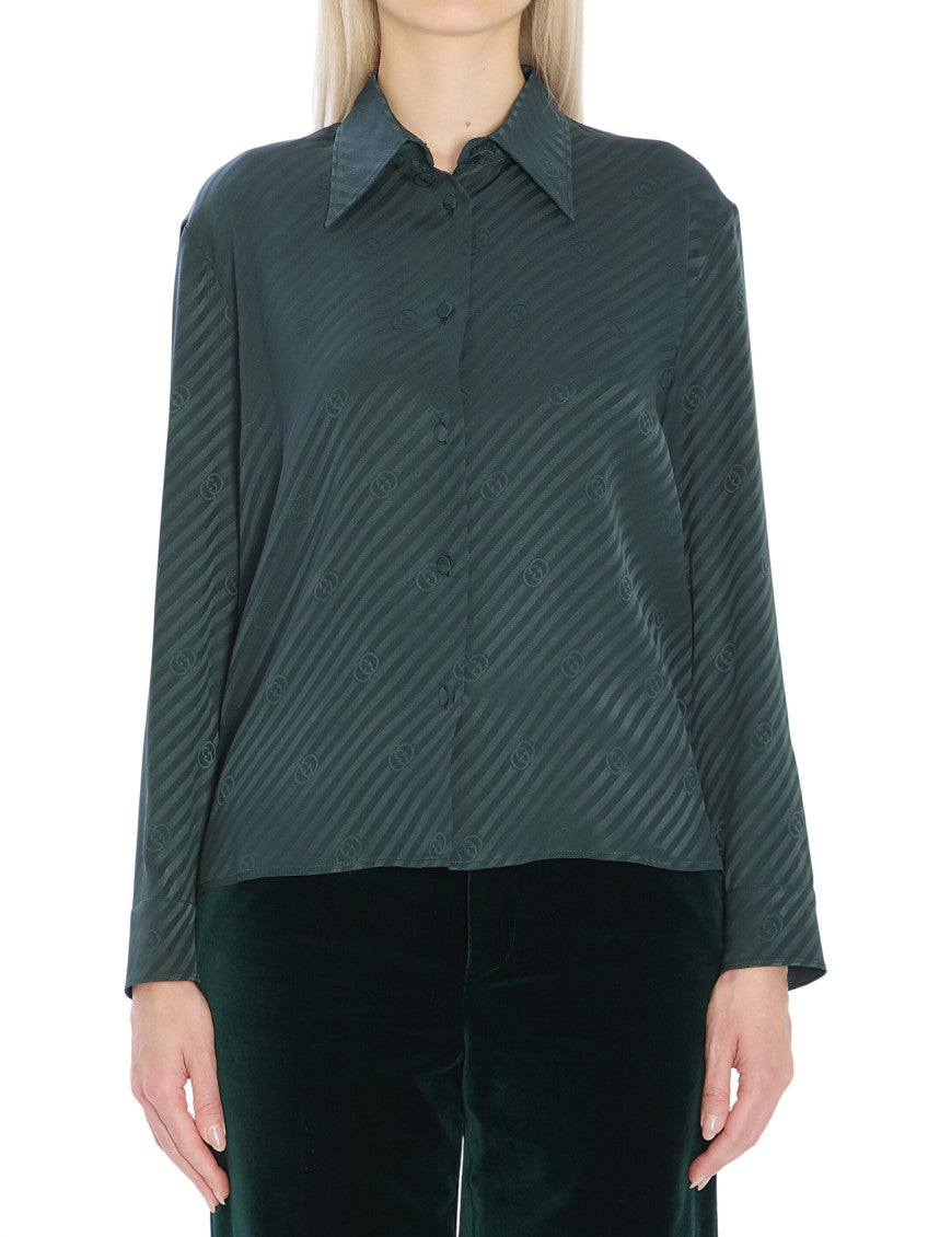 Green Regular Jacquard Shirt 1