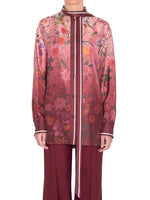 Pink Loose Floral Shirt 1