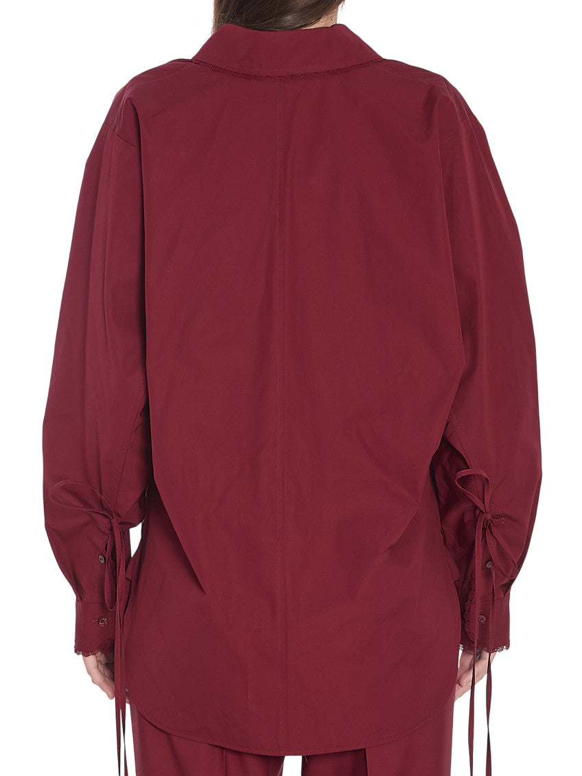 Red Relaxed Solid Shirt 2