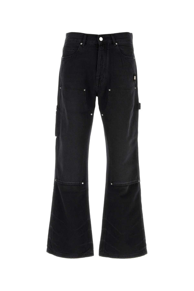 Black Mid Rise Jeans 1