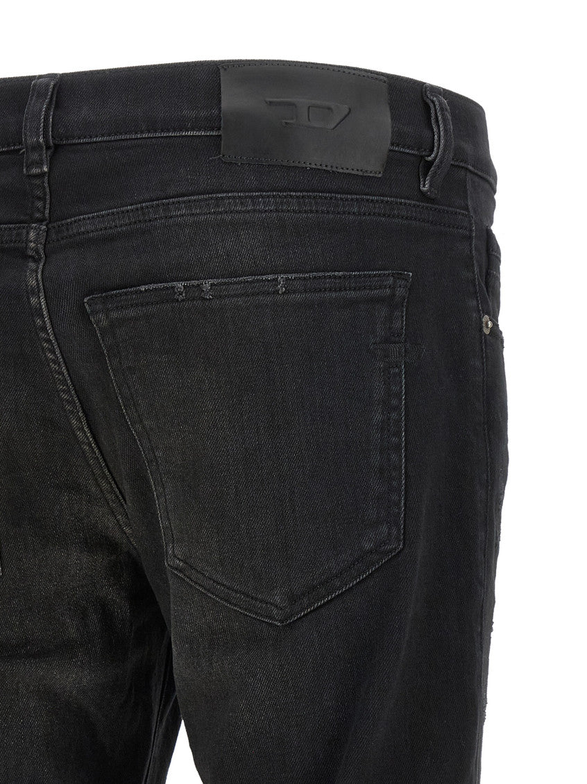 Black Mid Rise Jeans 4