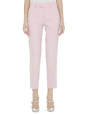 Pink Regular Flat Front Pant 1