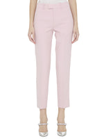 Pink Regular Flat Front Pant 1