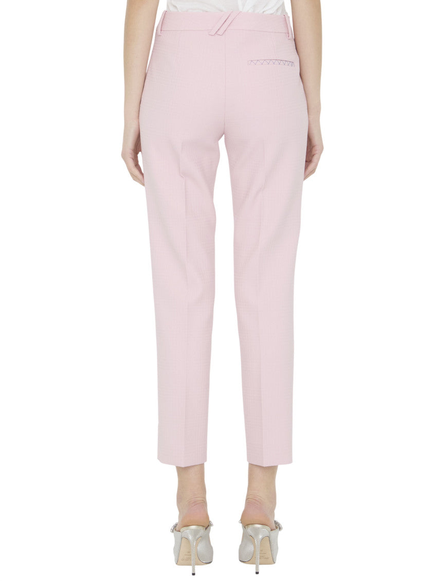 Pink Regular Flat Front Pant 2