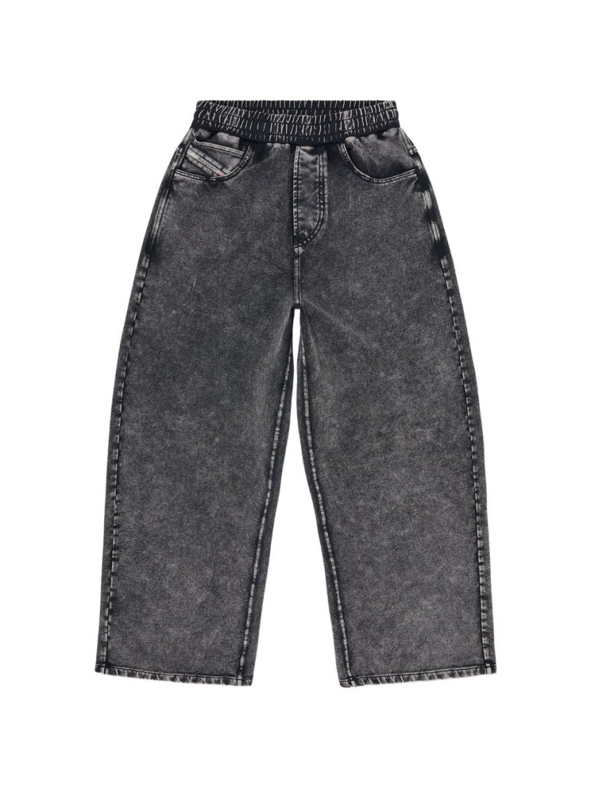 Dark Grey Loose High Rise Jeans 1