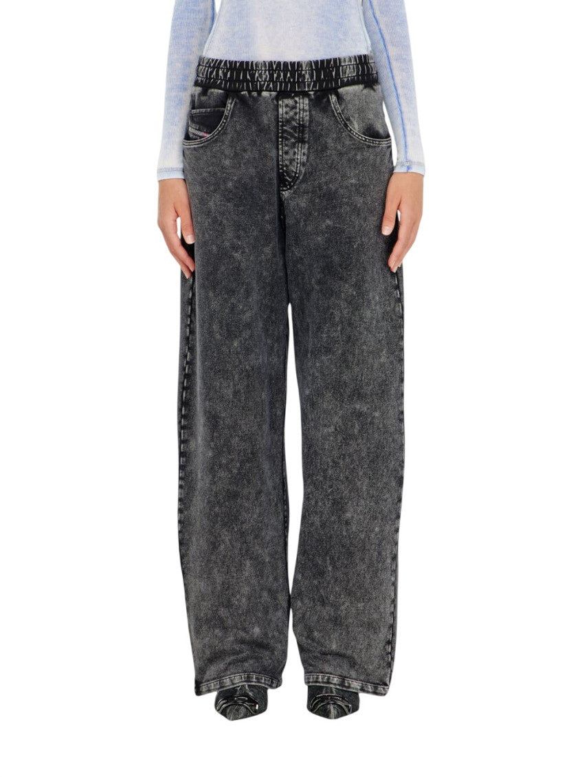 Dark Grey Loose High Rise Jeans 2