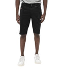 Black Slim Solid Shorts 1