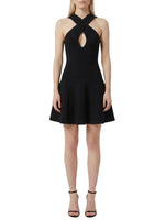 Black Halter Neck Mini Dress 1