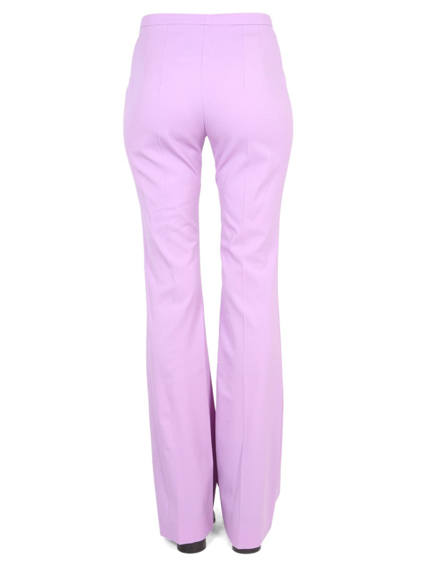 Purple Slim Flat Front Pant 4