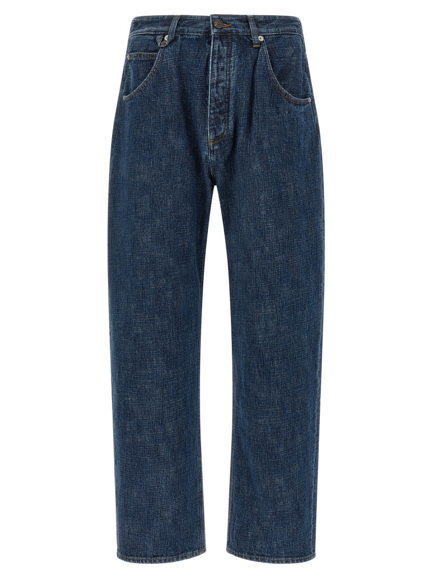 Blue Mid Rise Jeans 1