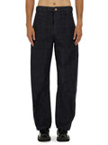 Dark Blue Loose Jeans 1