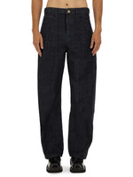 Dark Blue Loose Jeans 1