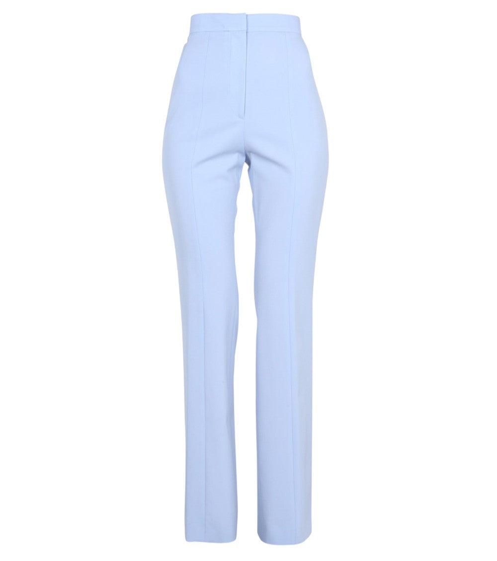 Blue Slim Flat Front Pant 1