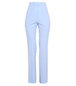 Blue Slim Flat Front Pant 1