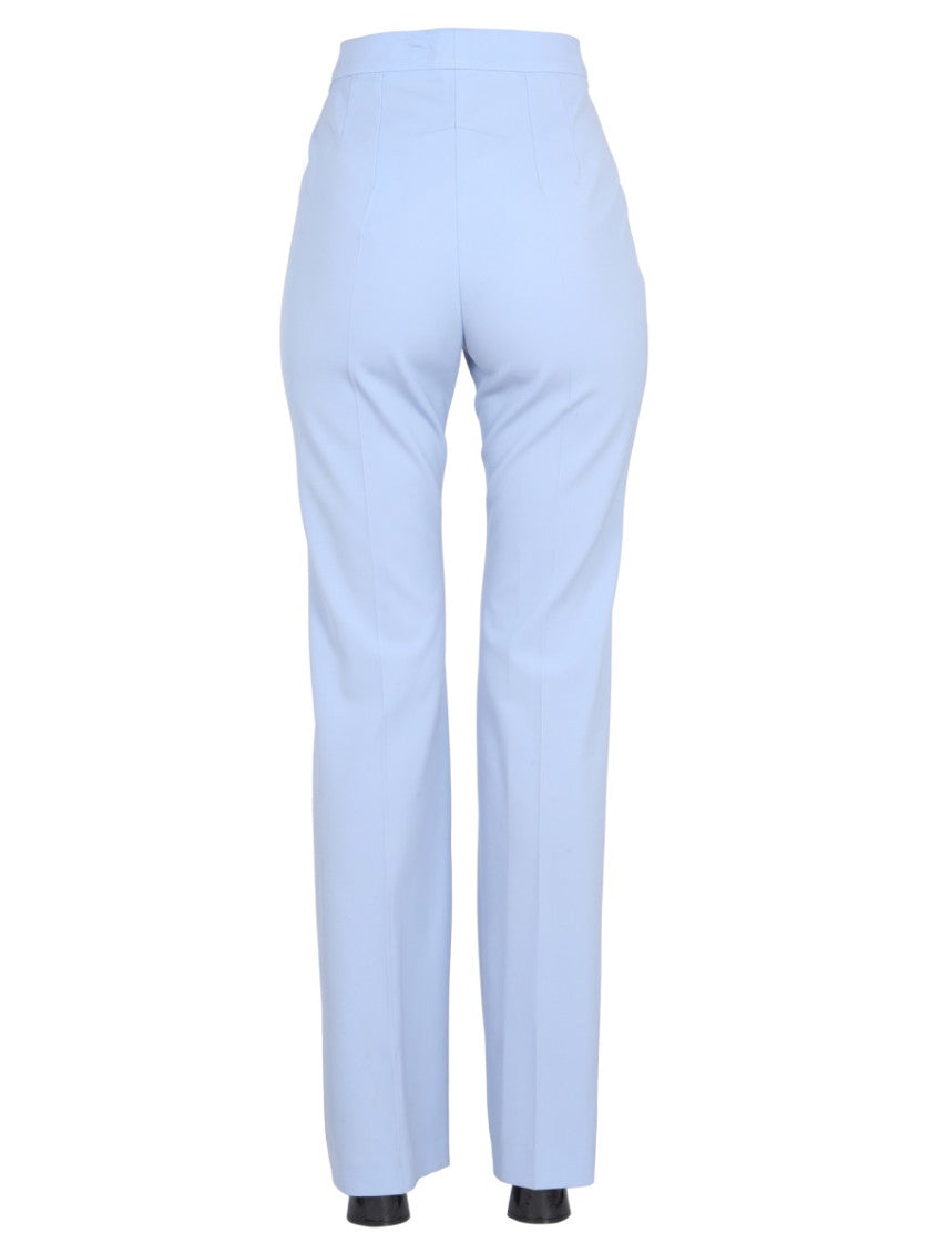 Blue Slim Flat Front Pant 4
