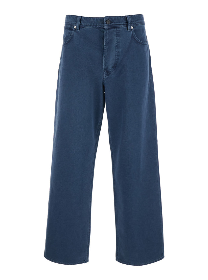 Blue Mid Rise Jeans 1