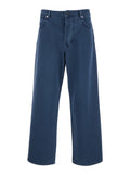 Blue Mid Rise Jeans 1