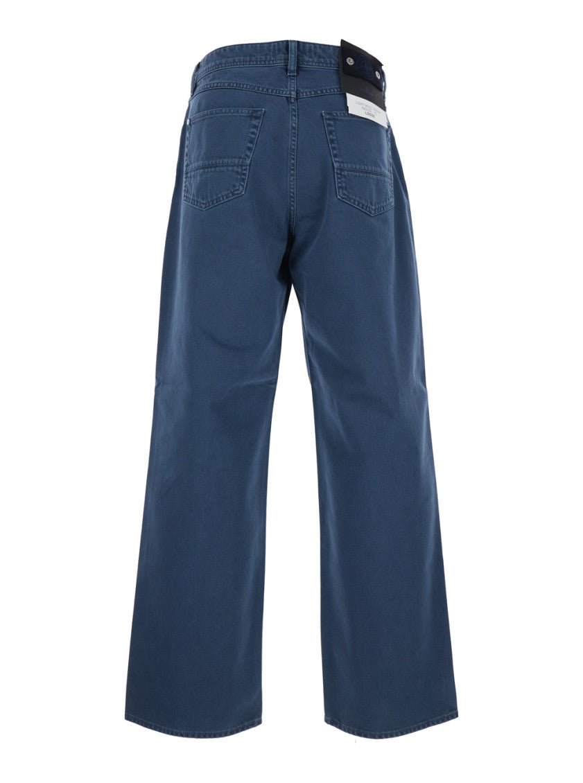 Blue Mid Rise Jeans 2