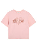 Girls Pink Logo T-Shirt 1