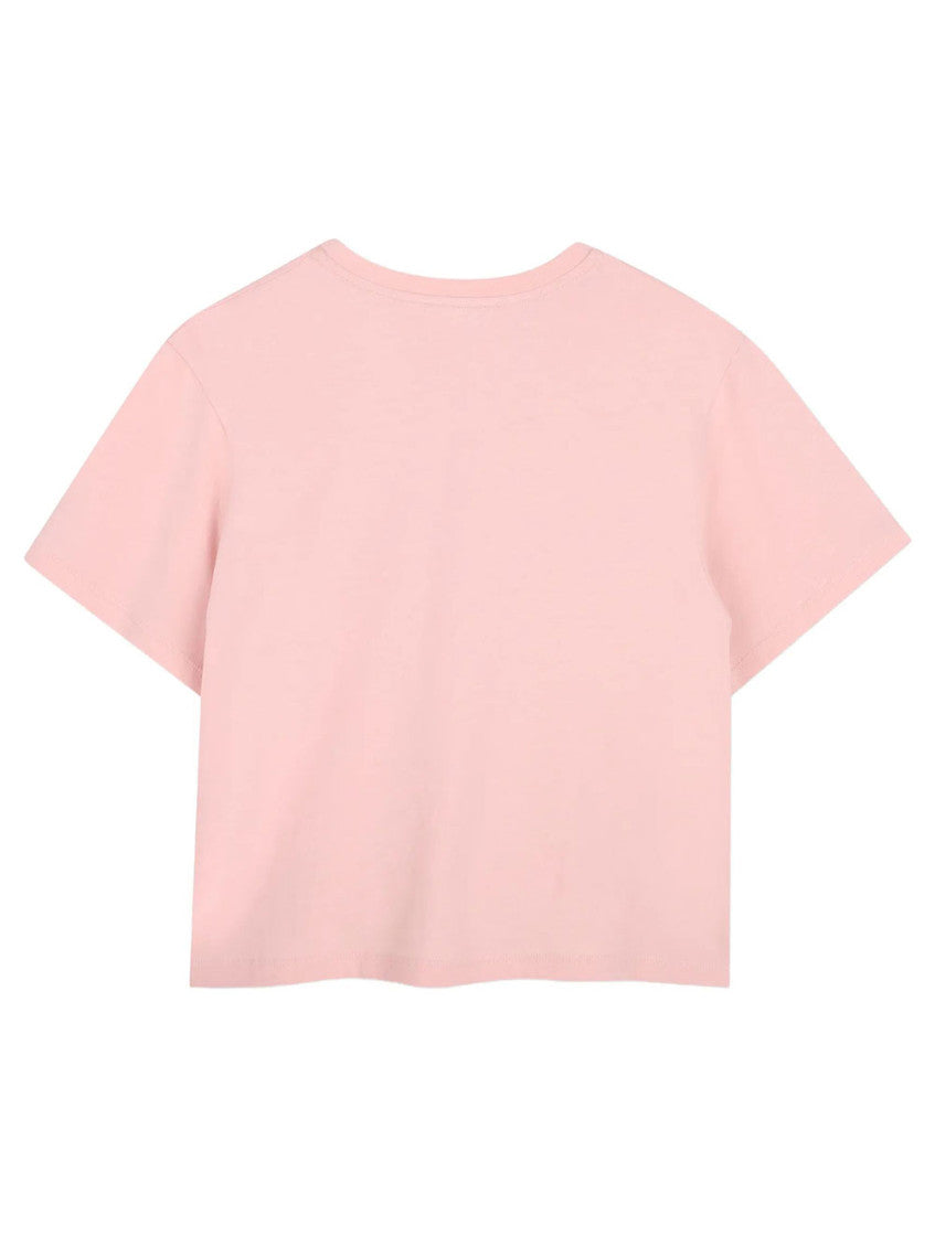 Girls Pink Logo T-Shirt 2