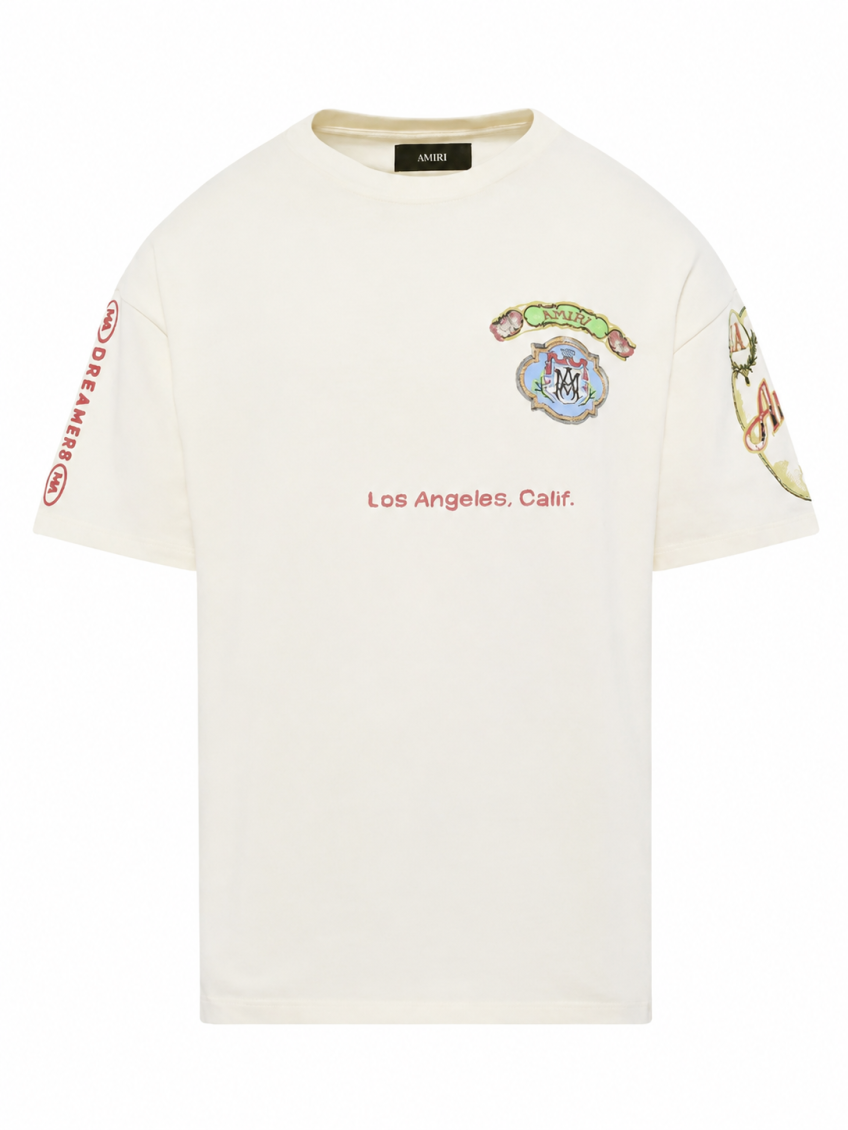 White Crew Neck T-Shirt 1