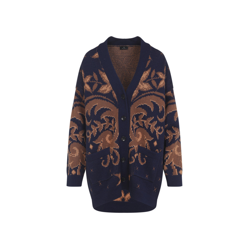 Multi Color Floral Cardigan 1