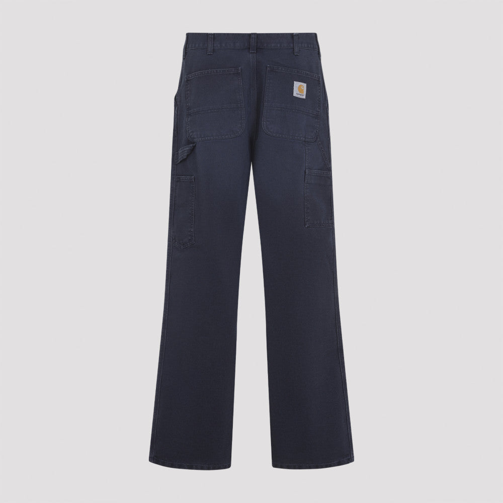 Navy Blue Straight Leg Jeans 4